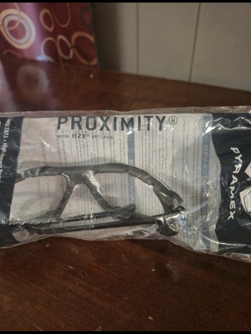 Pyramex Proximity Safety Glasses in Clear/Black